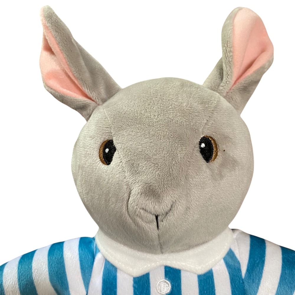 Kohls Cares Goodnight Moon Plush Bunny Rabbit 14" Striped Pajamas Stuffed Animal
